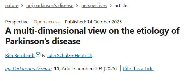 帕金森病病因?qū)W的多維視角