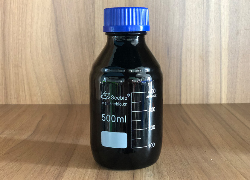 試劑瓶,藍(lán)蓋,棕色瓶身,容積500mL